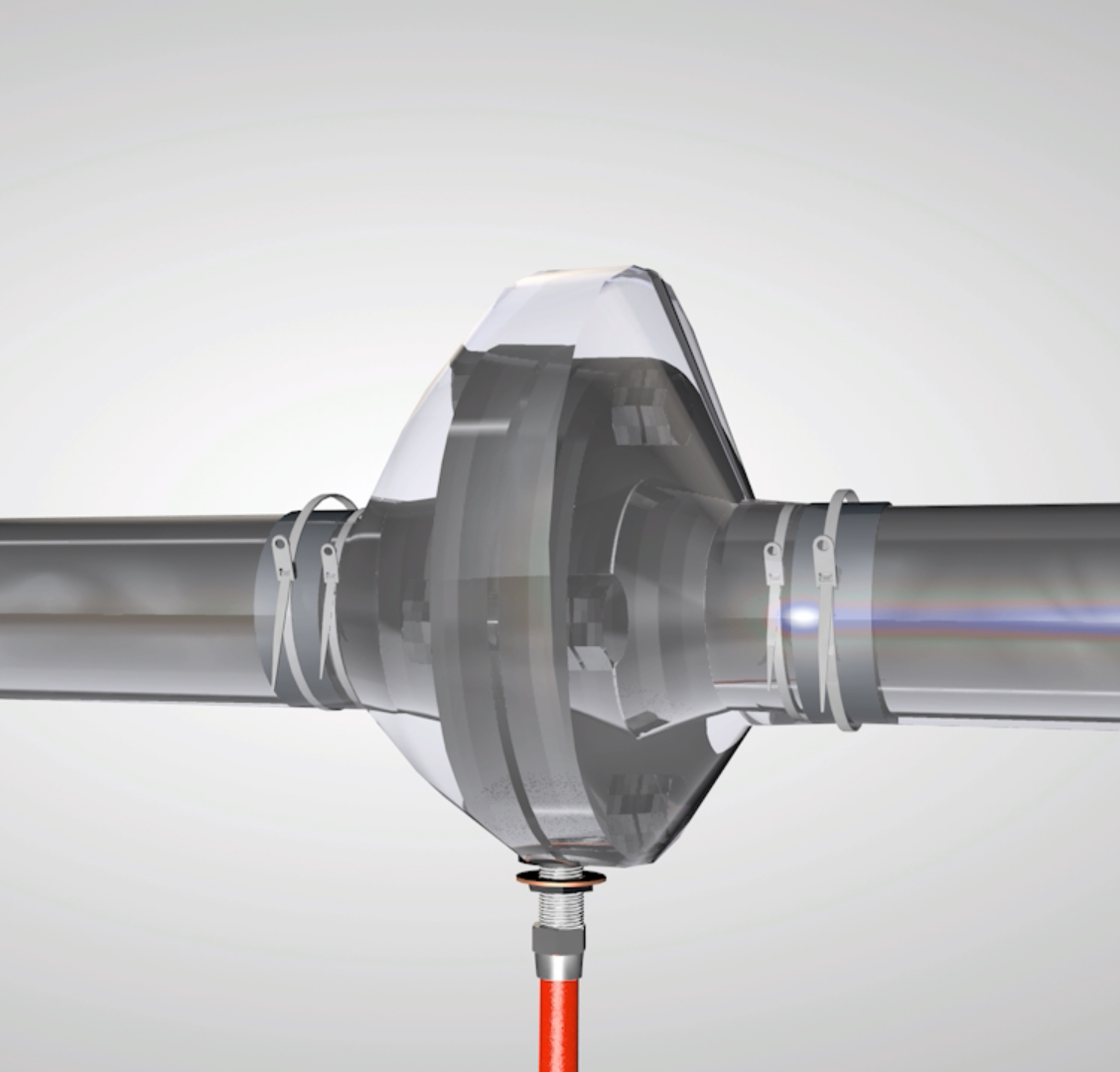 flexbile clear flange leakage guards